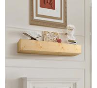 VEVOR Étagère Flottante Murale Manteau Cheminée en Bois Rustique Naturel 182,8cm