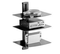 VEVOR Étagère Multimédia Mural Support Audio Visuel 3 Niveaux pour Projecteur