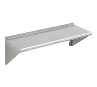 VEVOR Étagère Murale 91,5x30,5x6,3cm Avec Support Triangulaire Capacité Maximale 113kg Argent