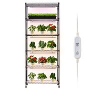 VEVOR Étagère Plantes Intérieur avec Lampe de Croissance 6 Niveaux 180 cm 150 W