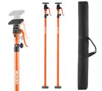 VEVOR Étai de Soutien Télescopique 125-291 cm Poteau de Support Réglable Lot de 2, Tige Dégagement Rapide, en Acier, Charge 90 kg, Étai pour Plafond, Installation d'Armoires, Levage de Cloisons Sèches