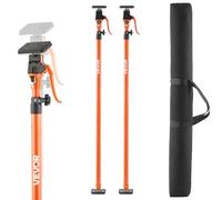 VEVOR Étai de Soutien Télescopique 125-291 cm Poteau de Support Réglable Lot de 2, Tige Dégagement Rapide, en Acier, Charge 90 kg, Étai pour Plafond, Installation d'Armoires, Levage de Cloisons Sèches