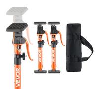 VEVOR Étai de Soutien Télescopique 40-60 cm Poteau de Support Réglable Lot de 2, Tige Dégagement Rapide, en Acier, Charge 100 kg, Étai pour Plafond, Installation d'Armoires, Levage de Cloisons Sèches