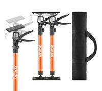 VEVOR Étai de Soutien Télescopique 54-115 cm Poteau de Support Réglable Lot de 2, Tige Dégagement Rapide, en Acier, Charge 70 kg, Étai pour Plafond, Installation d'Armoires, Levage de Cloisons Sèches