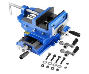VEVOR Étau Croisé de Perceuse à Colonne, Largeur de Mâchoire 152,4 mm, Étau d'Établi de Perçage en Fonte Robuste, avec Axe XY Bidirectionnel, pour Travail du Bois, Perçage Métal, Fraiseuse, Atelier
