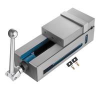 VEVOR Étau de Perçage de Fraisage, Ouverture 120 mm Précision Étau de Serrage 19 KN d'établi Hauteur 100 mm Serre-Joint Établi Accessoire Principal pour Fraiseuse de Précision et Machine NC/CNC