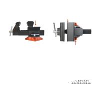 VEVOR Étau d'établi 6,5 pouces, fer ductile durable, base pivotante à 360 degrés, 6,5 pouces