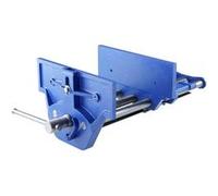 VEVOR Etau d'Établi Ouverture De Mâchoire 33,5cm Avec Levier De Dégagement Rapide Bleu et argent