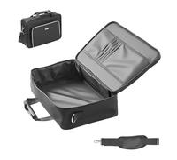 VEVOR Étui de Transport pour PS5, Sac de Voyage pour Playstation 5 et PS5 Slim en Nylon, avec Doublure Douce, Séparateurs Rembourrés, Poignées, Housse Protection Portable pour Console PS5, Accessoires