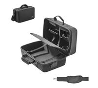 VEVOR Étui de Transport pour PS5 Slim, Sac de Voyage pour Playstation 5 Antichoc EVA, Doublure Douce, Séparateurs Rembourrés, Poignées, Housse de Protection Portable pour Console PS5 Slim, Accessoires