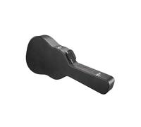 VEVOR Étui guitare acoustique rigide forme gourde 1100mm – Verrou à clés, rembourré PVC, noir