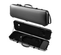 Étui pour Violon 4/4-VEVOR-Fibre de Carbone Composite-Léger Portable-Hygromètre Intégré-Doublure Peluche-Double Bandoulière