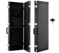 VEVOR Étui Rigide Guitare Électrique 991 mm Étui Rectangulaire Guitare Noir, pour Tele/ST, Transport et Stockage, Coque en Bois avec Rembourrage, Fermeture ompartiment pour Accessoires, 1 Clé