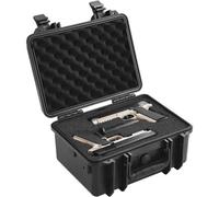 VEVOR Étui Rigide pour 2 Pistolets Mallette Verrouillable Mousse PU Prédécoupée
