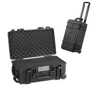 VEVOR Étui Rigide résistant aux intempéries IP67, étui de Protection Robuste avec Mousse prédécoupée, roulettes et poignées rétractables, pour Voyage, Chasse, Militaire, Tactique, 550 x 240 x 340 mm