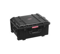 VEVOR Étui Rigide résistant aux intempéries IP67, étui de Protection Robuste avec roulettes, poignée de Traction rétractable, Clips, Trous pour Cadenas, Mousse insérée, 630 x 500 x 318 mm, 87-110 L