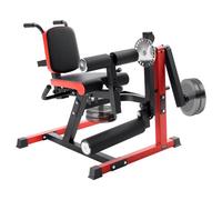 VEVOR Extenseur de Jambes avec Capacité de 249,5 kg, Machine d'Extension et de Flexion des Jambes Rotative et Réglable, Machine à Quadriceps Ischios Assis, Équipement Banc de Musculation pour Gym