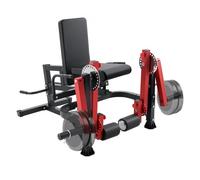 VEVOR Extenseur de Jambes avec Capacité de 317,5 kg, Machine d'Extension et de Flexion des Jambes Rotative et Réglable, Machine à Quadriceps Ischios Assis, Équipement Banc de Musculation pour Gym
