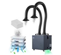 VEVOR Extracteur Absorbeur de Fumée de Soudure 275 W sans Balai Filtre 4 Étages