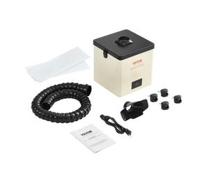 VEVOR Extracteur de Fumée de Soudage 100 W Extracteur de Fumées de Soudure Filtre à 3 Couches Débit d'Air 240 m³/h Absorbeur de Fumée à Souder Compact pour Soudure Gravure Bricolage Salon de Beauté