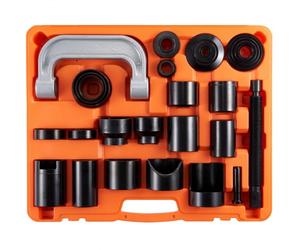VEVOR Extracteur de Joint à Rotule 23PCS Arrache Rotules en Acier avec Adaptateurs Multi-Tailles Kit de Démontage et Montage Joints à Rotules Joint en U Goupille d'Ancrage de Frein Véhicules 2WD 4WD