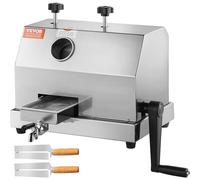 VEVOR Extracteur de Jus de Canne à Sucre Manuel Presse-Canne à Sucre 50 kg/h en Acier Inoxydable avec 3 Rouleaux Grande Entrée Presse-Agrumes pour Extraction de Jus Domestique et Commerciale Boisson