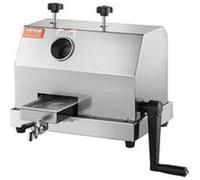 VEVOR Presse à canne à sucre manuelle 50 kg/h – 3 rouleaux en acier inoxydable, grande entrée
