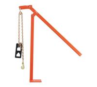 VEVOR Extracteur de Poteau de Clôture 914,4 mm, Extracteur de Pieux T Robuste, avec Plaque d'Extraction, Chaîne de Levage 1193,8 mm, Outil d'Extraction pour Poteaux de Clôture Ronds, de Signalisation