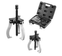 VEVOR Extracteur de Roulement à 2/3 Mâchoires 2PCs Arrache Roulement Traction 2/5 T en Acier Arrache Moyeu de Roue Ouverture 76,2 mm 177,8 mm pour Entretien Démontages des Engrenages Poulies Machines