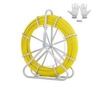 VEVOR - extracteur de ruban à poisson en fibre de verre, 600 pieds, 5/16 pouces, câble métallique, conduit de course