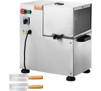 VEVOR Extracteur électrique de canne à sucre, 800 W Extracteur de canne à sucre à haute capacité de 300 kg/h, 4 rouleaux en acier inoxydable, 60,96 mm Grande entrée, couteau à éplucher inclus Extracte