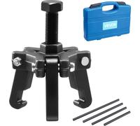 VEVOR Extracteur réglable à 3 mâchoires pour la plupart des véhicules récents, kit d'extracteur de poulie avec 4 barres d'extraction pour retirer les amortisseurs de vibrations sans démonter le radiat