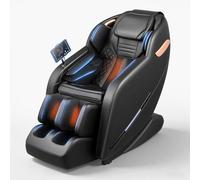 VEVOR Fauteuil de Massage 3D à Gravité Zéro pour Tout le Corps, Repose-pieds Extensible, Modes Automatiques, Coussins Gonflables, Chauffage Taille et Jambes, Haut-parleur Bluetooth, pour Maison Bureau