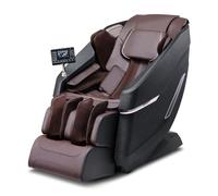 VEVOR Fauteuil de Massage avec Piste SL Flexible, Masseur Shiatsu 3D Complet du Corps, Zéro Gravité, 10 à 18 Modes Automatiques, Chauffage, Haut-Parleur Bluetooth, Coussin d’Air, et Écran Tactile