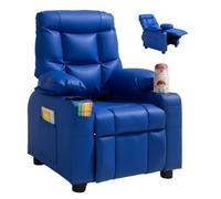 VEVOR Fauteuil Inclinable pour Enfants Chaise en PU avec Porte-gobelet et Poche