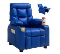 VEVOR Fauteuil Inclinable pour Enfants Chaise en PU avec Porte-gobelet et Poche