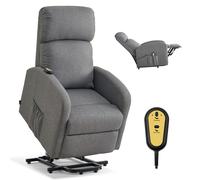 VEVOR Fauteuil Releveur Électrique pour Personnes Âgées Réglage Continu Gris