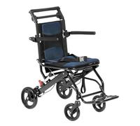 VEVOR Fauteuil roulant alliage aluminium chaise de transport siège 40 cm 100 kg