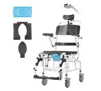 VEVOR Fauteuil roulant de douche alliage d'aluminium 440mm pour adulte handicapé