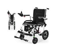 VEVOR Fauteuil roulant électrique pliable léger Capacité 100 kg Autonomie 19,3 km Siège 450 mm