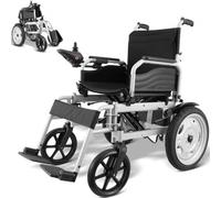 VEVOR Fauteuil roulant électrique pour adultes seniors, capacité de poids 120,2 kg, fauteuil roulant motorisé léger et pliable largeur 444,5 mm, chaise électrique tout terrain 20 km, dossier réglable