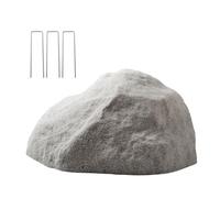 VEVOR Faux Rocher pour Jardin, Couverture Décorative en Roche Artificielle, Aspect Réaliste, Fausse Pierre Creuse pour Cacher Pompe de Puits, Décoration Jardin, Paysage Extérieur, Gris Foncé, Taille M