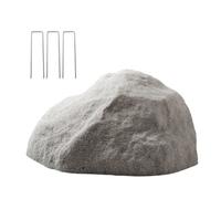 VEVOR Faux Rocher pour Jardin, Couverture Décorative en Roche Artificielle, Aspect Réaliste, Fausse Pierre Creuse pour Cacher Pompe de Puits, Décoration Jardin, Paysage Extérieur, Gris Foncé, Taille M