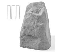 VEVOR Faux Rocher pour Jardin, Couverture Décorative en Roche Artificielle, Aspect Réaliste, Fausse Pierre Creuse pour Cacher Pompe de Puits, Décoration Jardin, Paysage Extérieur, Gris, Taille Moyenne