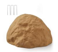 VEVOR Faux Rocher pour Jardin, Couverture Décorative en Roche Artificielle, Aspect Réaliste, Fausse Pierre Creuse pour Cacher Pompe de Puits, Décoration Jardin, Paysage Extérieur, Brun Sable, Taille M