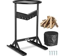 VEVOR Fendeuse Bois Manuelle XL 43,2x22,9 cm Fendeur Bûches Acier Cale Fendage Bois Chauffage Forme V Protège Doigts Sac Protection 4 Vis pour Fendre Bois Diam. 21,8 cm Haut 40,6 cm Maison Feu Camping
