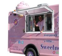 VEVOR Fenêtre de concession pour camion de restauration 2 fenêtres 915 x 610 mm