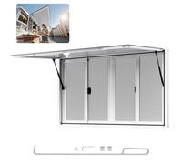 VEVOR Fenêtre de Concession pour Camion Restaurant 152,4x91,5 cm 4 Moustiquaires