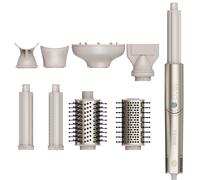 VEVOR Fer à friser 8 en 1, fer à boucler de 34,5 mm, avec 2 barils, 2 brosses, 4 buses pour cheveux secs/lisses/bouclés/volumineux, pour cheveux longs, moyens et courts, pour tous les types de cheveux