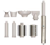 VEVOR Fer à friser 8 en 1, fer à boucler de 34,5 mm, avec 2 barils, 2 brosses, 4 buses pour cheveux secs/lisses/bouclés/volumineux, pour cheveux longs, moyens et courts, pour tous les types de cheveux